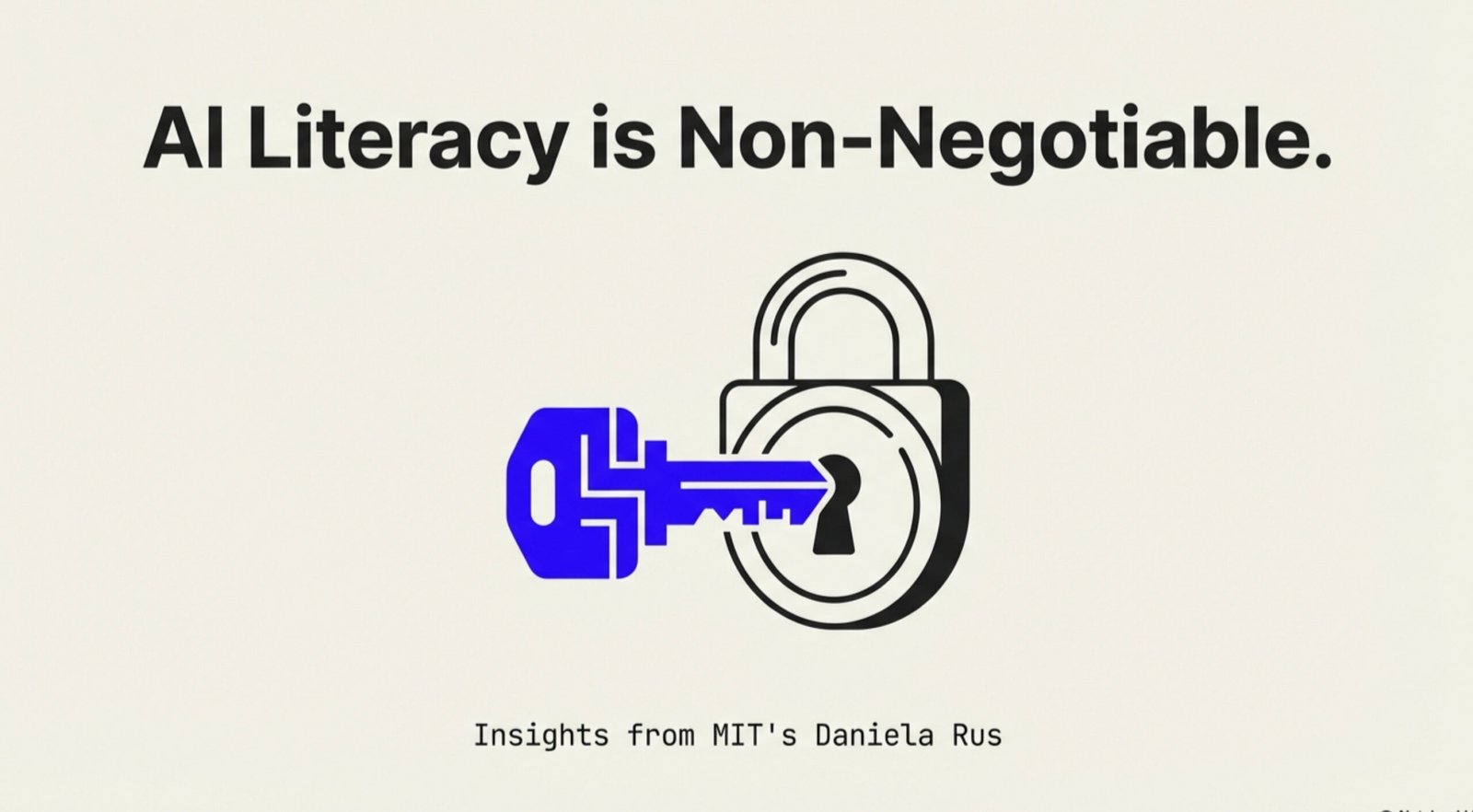 AI Literacy is Non-Negotiable