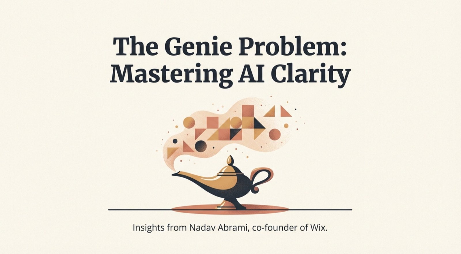 The Genie Problem: Why Clarity Is the Only Skill That Matters in the AI Era