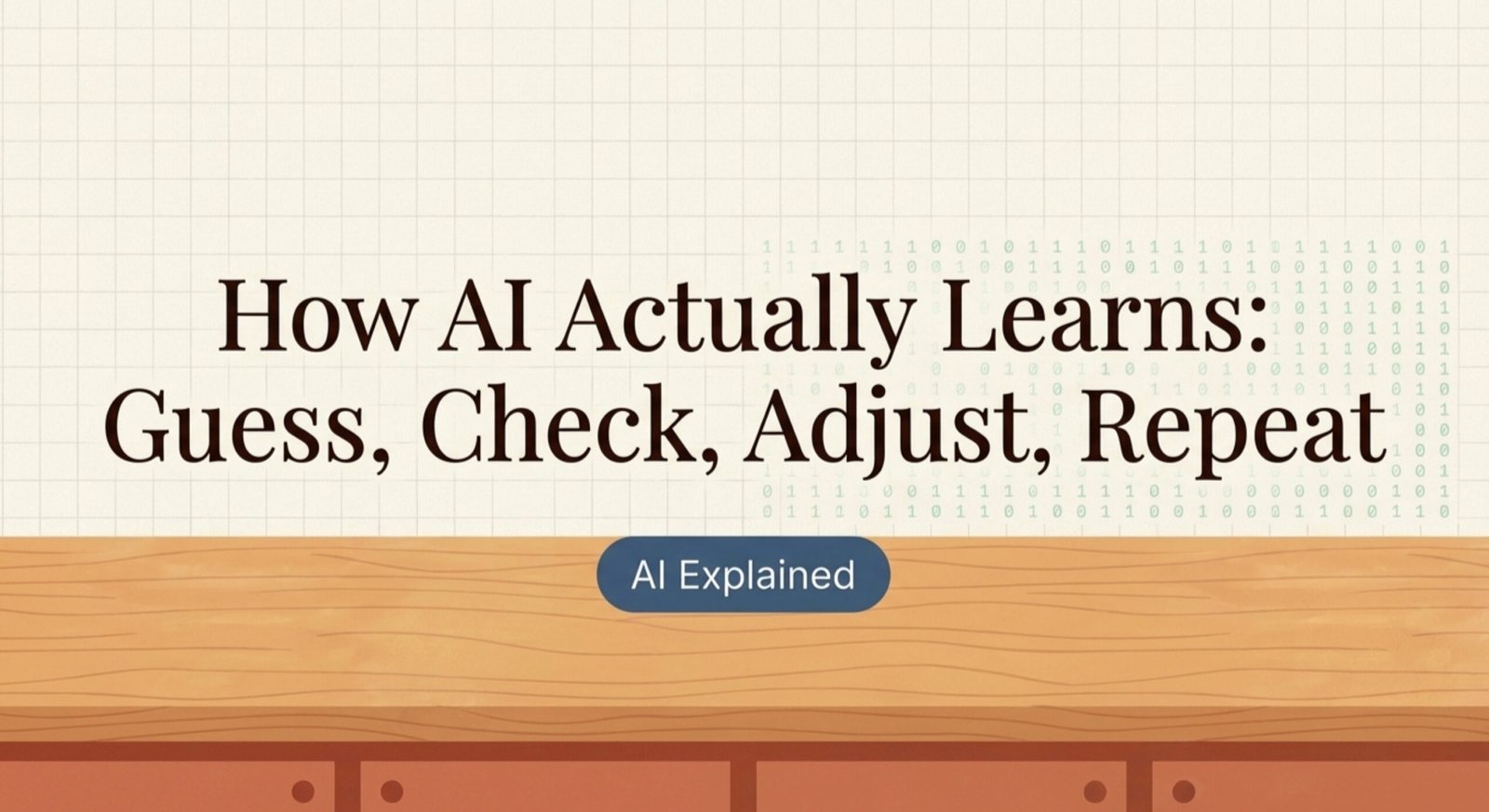 How AI Actually Learns?