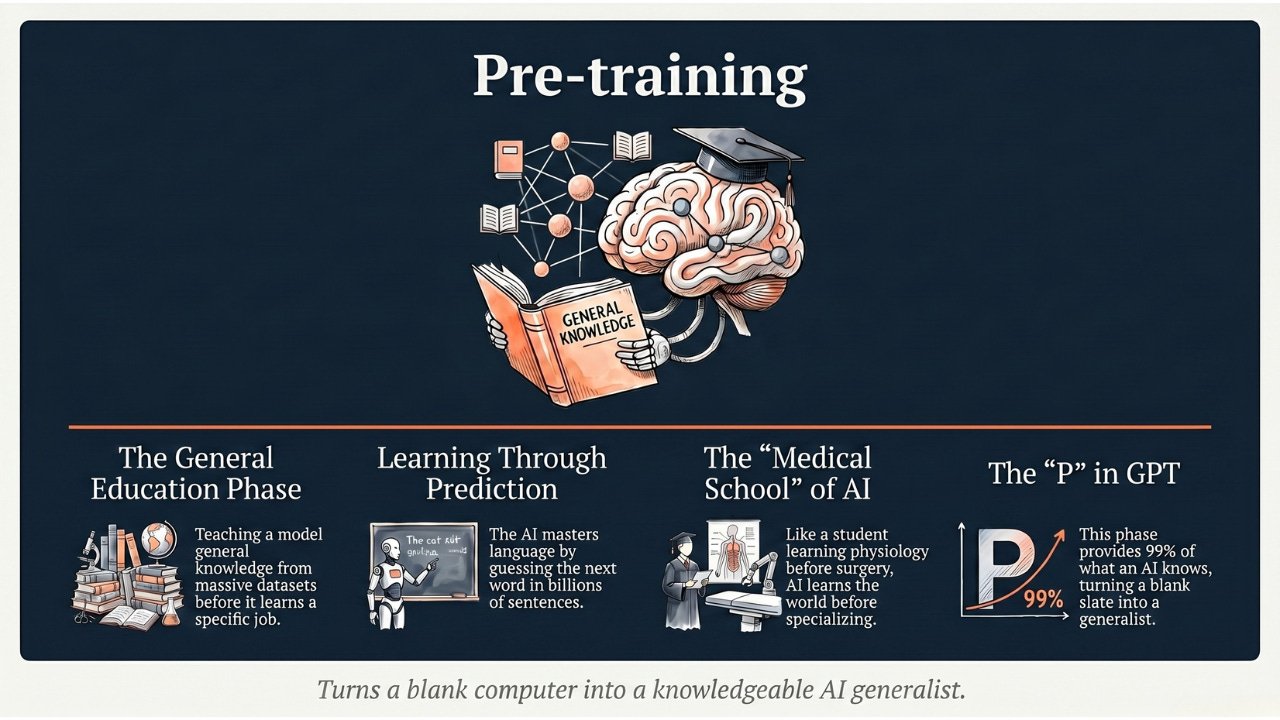 How Does AI Get Its Basic Education Before It Meets You?